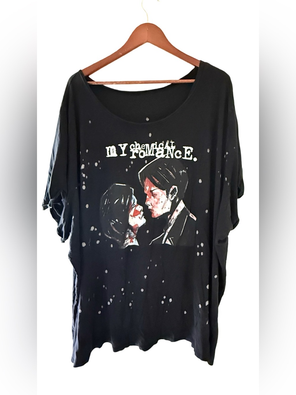 Torrid, My Chemical Romance, Classic Fit Cotton Roll Sleeve Tee (Size 6)